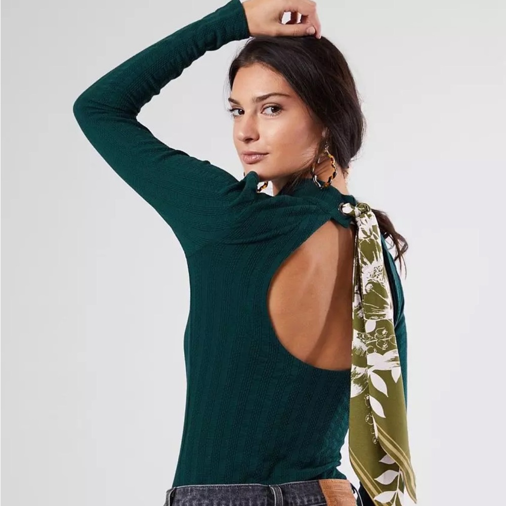 Free People Party in the Back in teal M